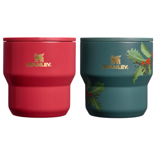 The Cheers & Cheer Stay-Hot Stacking Cup 2-Piece Set | 10 OZ BJ5