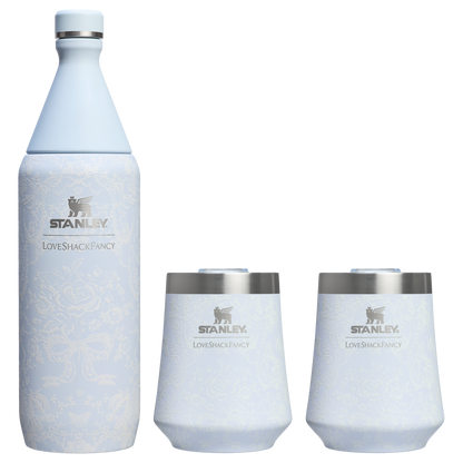 Stanley 1913 x LoveShackFancy Holiday Reserve All Day Wine Set | 34 OZ | 11 OZ CS0