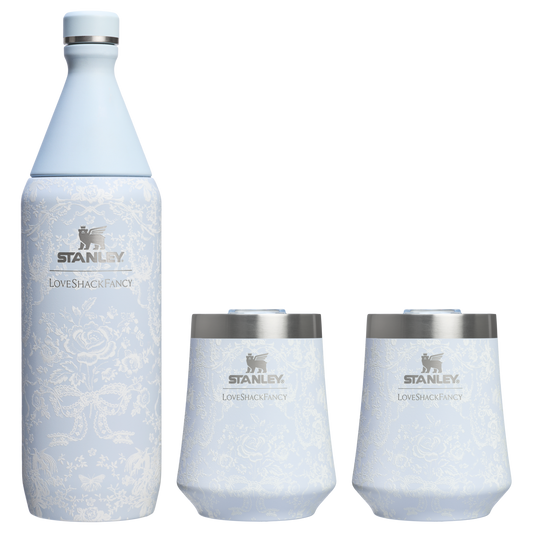 Stanley 1913 x LoveShackFancy Holiday Reserve All Day Wine Set | 34 OZ | 11 OZ CS0