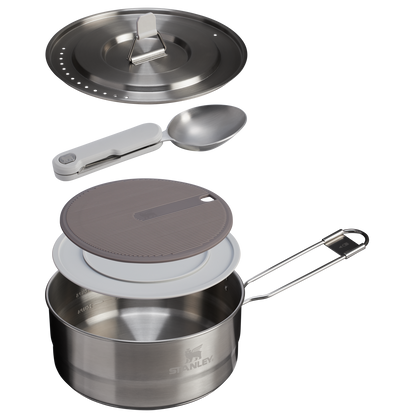 The Wildfare Pro Saucepan Cookset 5-piece set | 2 QT KQ3