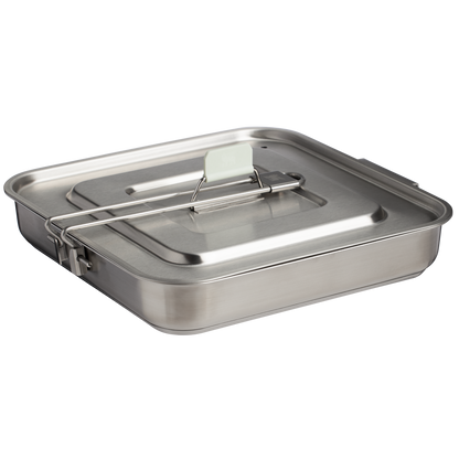 The Wildfare Pro Square Pan Cookset 5-piece set | 2 QT OP6