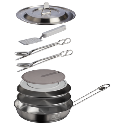The Wildfare Pro Fry Pan Cookset 15-piece set | 1.1 QT XT3